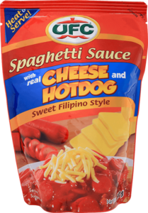 NutriAsia - UFC Spaghetti Sauce with Real Cheese and Hotdog 500g