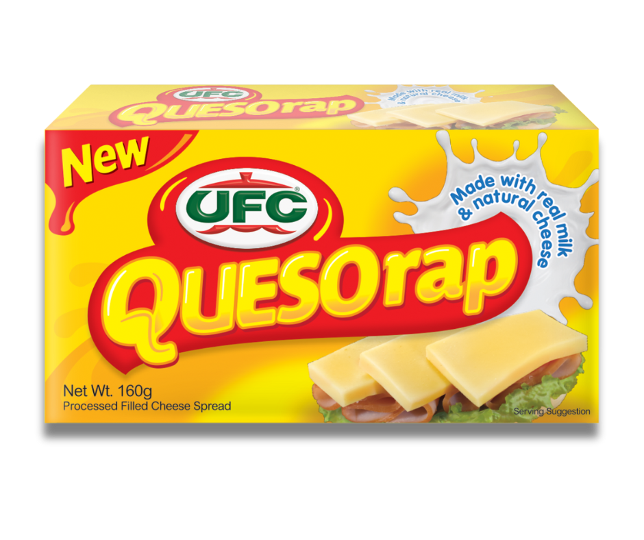 New UFC Quesorap made with real milk & natural cheese